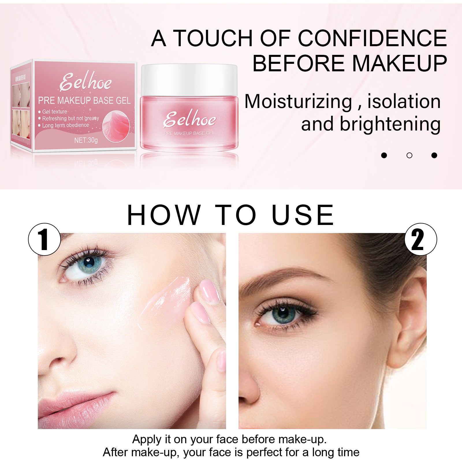 Makeup Base Gel & Concealer Cream
