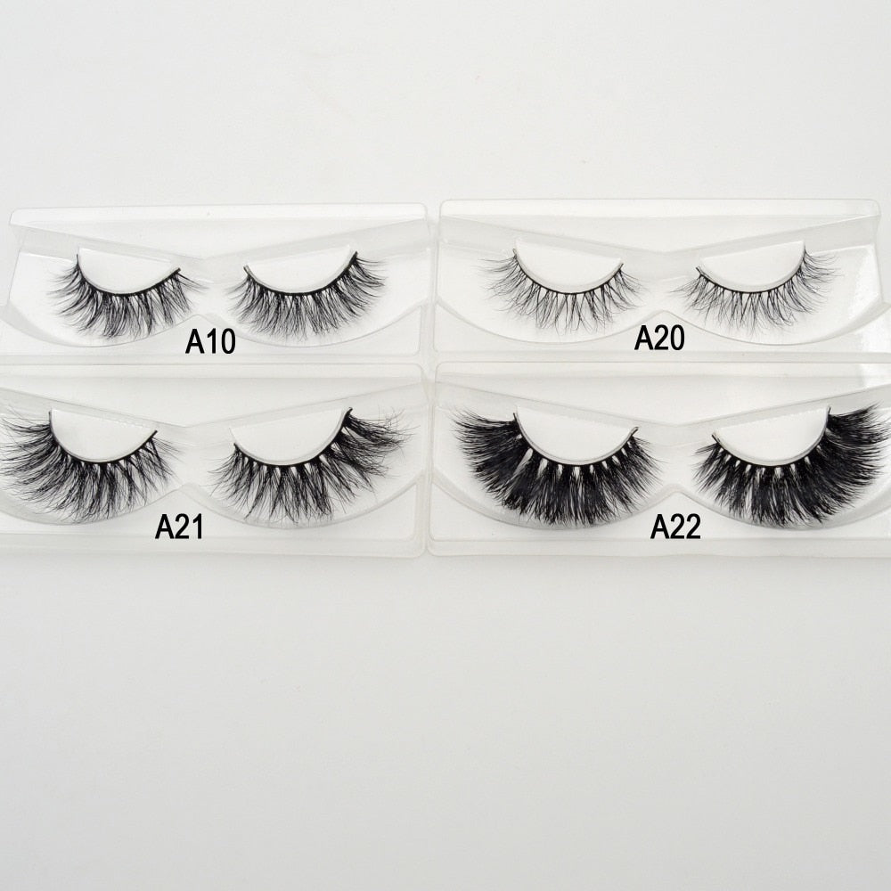 3D Handmade Mink False Eyelashes – 34 Styles