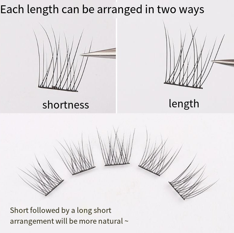 Lazy Fish Tail False Eyelashes