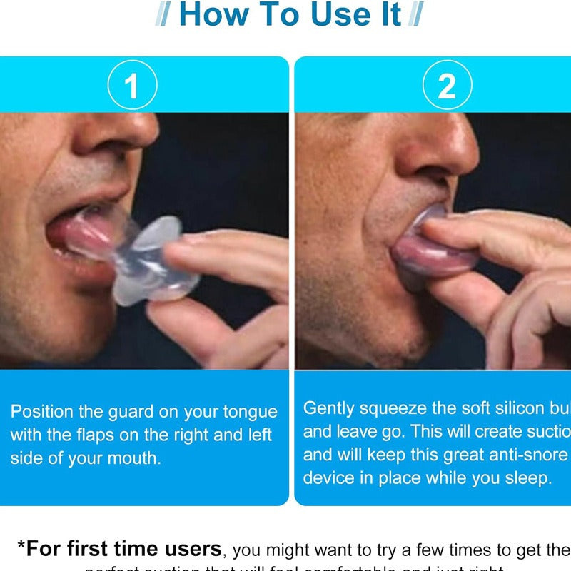 Anti-Snoring Tongue Sleeve Device