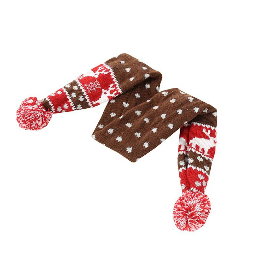 Christmas Knitted Pet Scarf – Winter Dog & Cat Accessory
