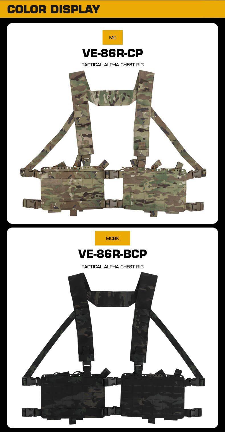 Alpha Camouflage Tactical Chest Rig