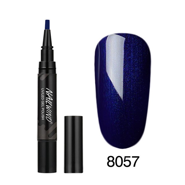 Venalisa 60-Color Soak-Off Nail Polish & Glue Pen