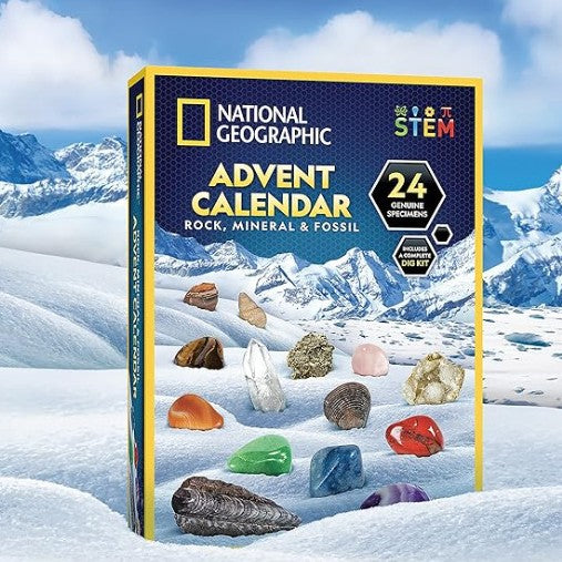24-Day Rock Mineral Advent Calendar Set