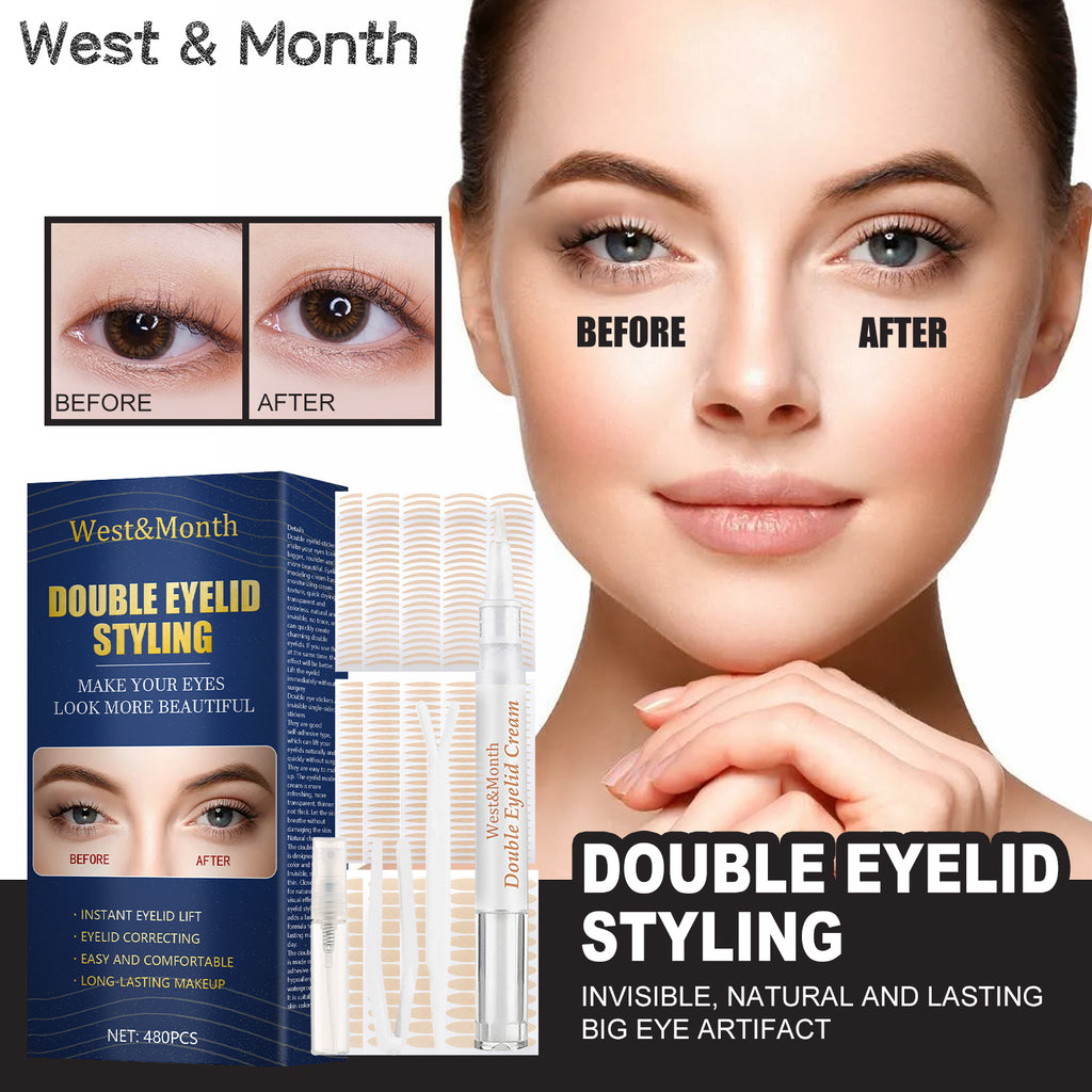 Double Eyelid Mesh Tape – Water-Activated, Glue-Free