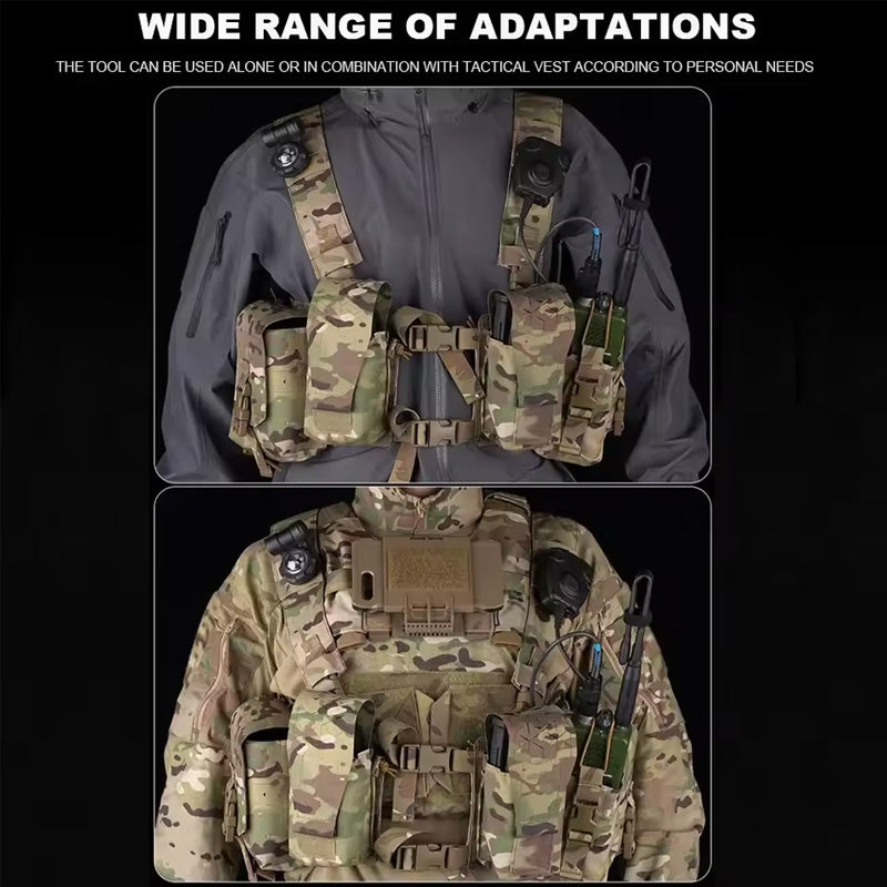 Alpha Camouflage Tactical Chest Rig