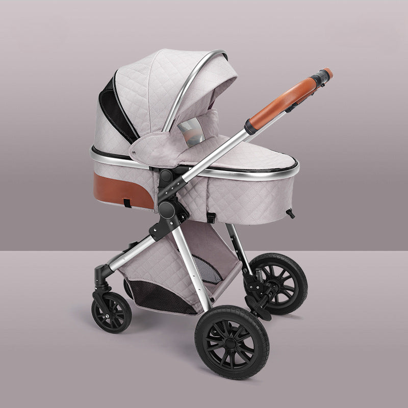 Lightweight 2-in-1 High Landscape Baby Stroller