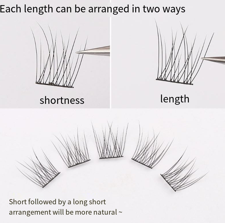 Lazy Fish Tail False Eyelashes