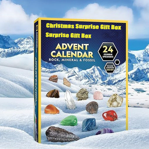 24-Day Rock Mineral Advent Calendar Set