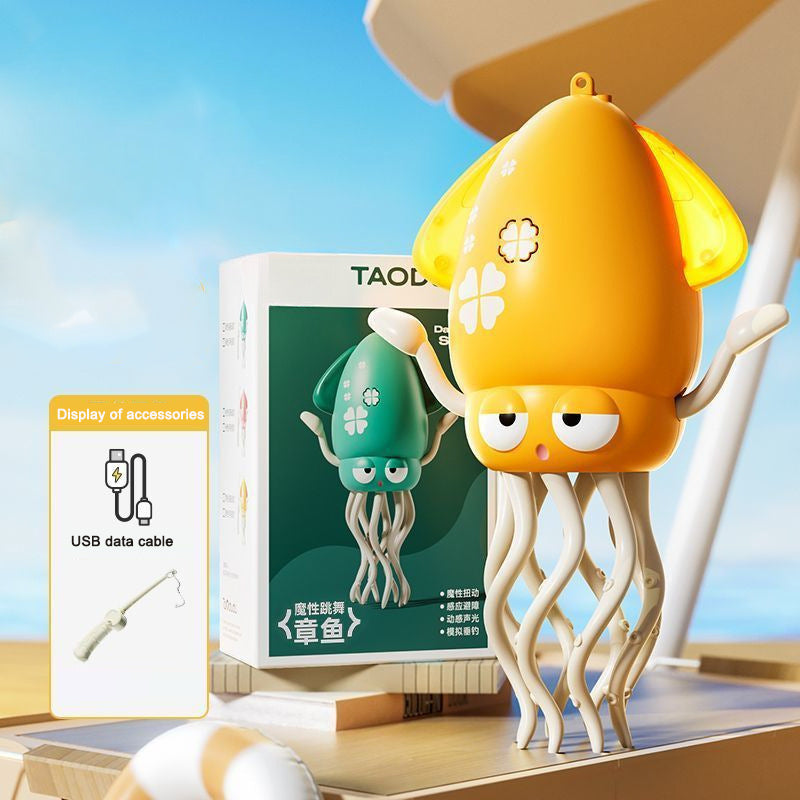 Playing house magic dancing octopus electric early education toys for little boys and girls