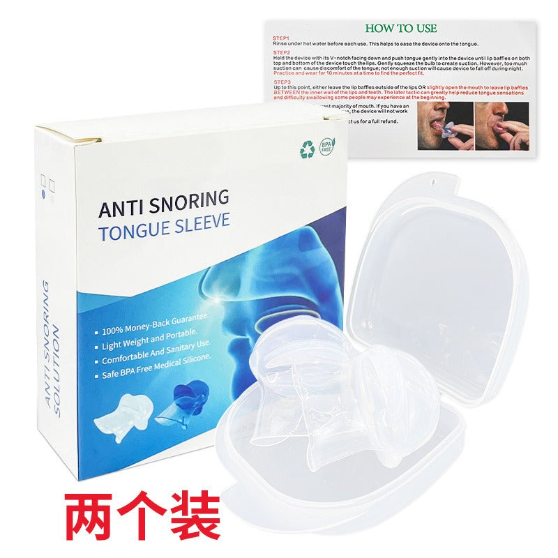 Anti-Snoring Tongue Sleeve Device
