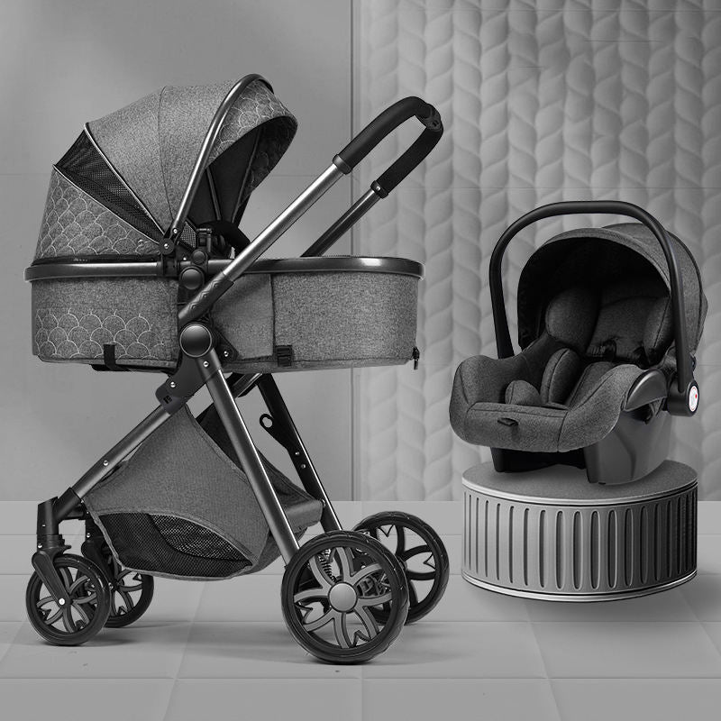 Lightweight 2-in-1 High Landscape Baby Stroller