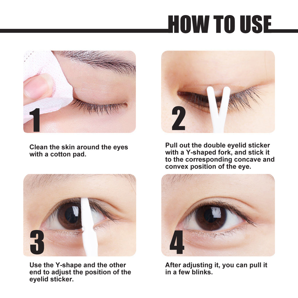 Double Eyelid Mesh Tape – Water-Activated, Glue-Free