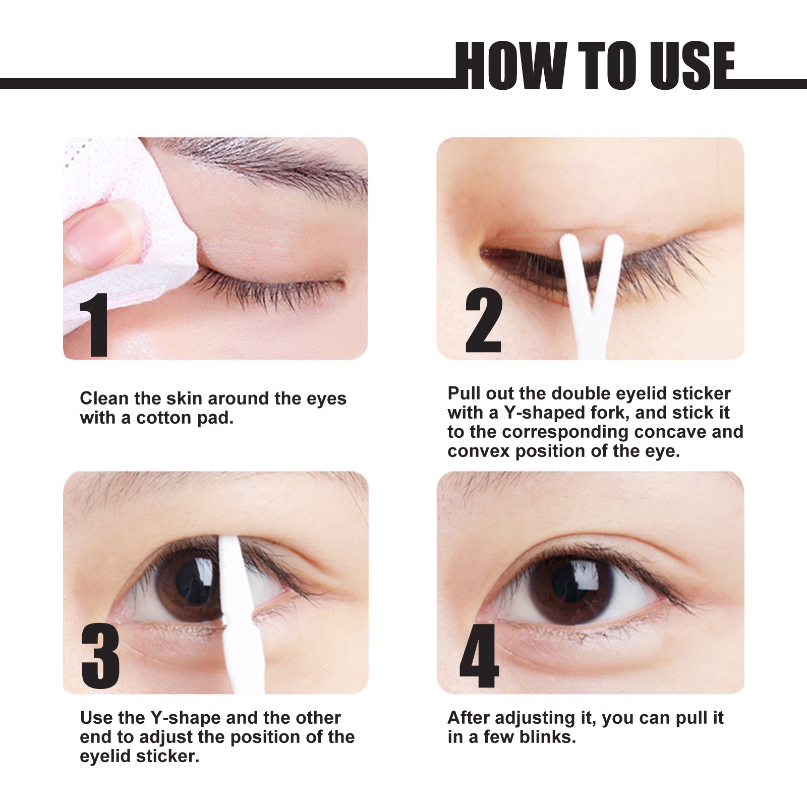 Double Eyelid Mesh Tape – Water-Activated, Glue-Free