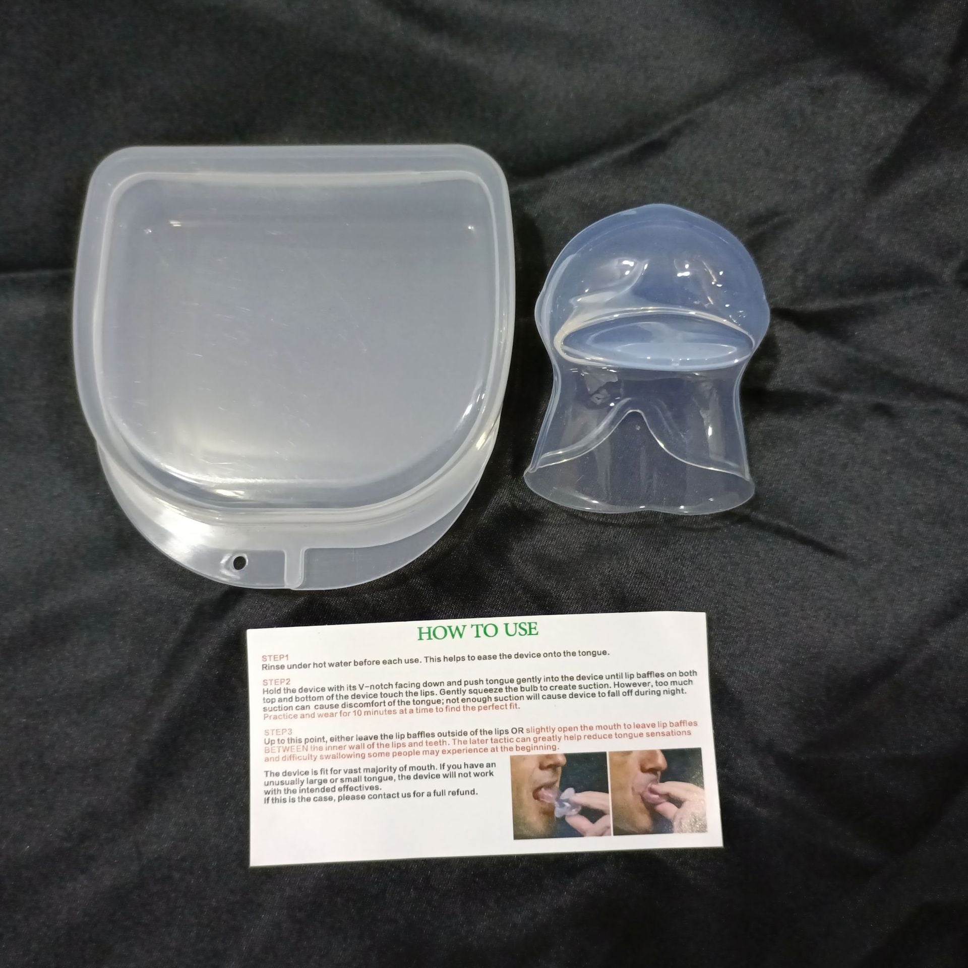 Anti-Snoring Tongue Sleeve Device