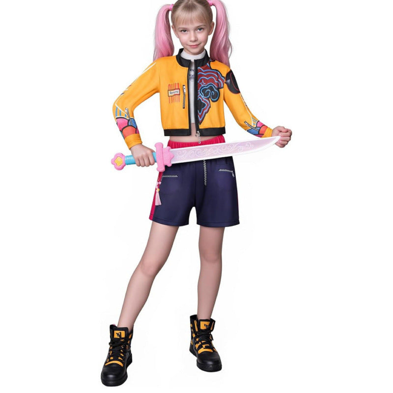 Demon Hunters Costume Outfit for Girls