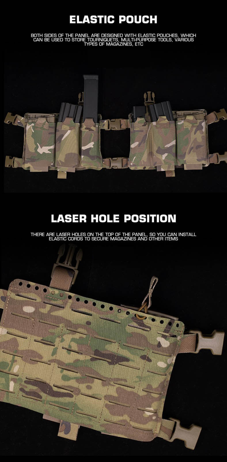 Alpha Camouflage Tactical Chest Rig