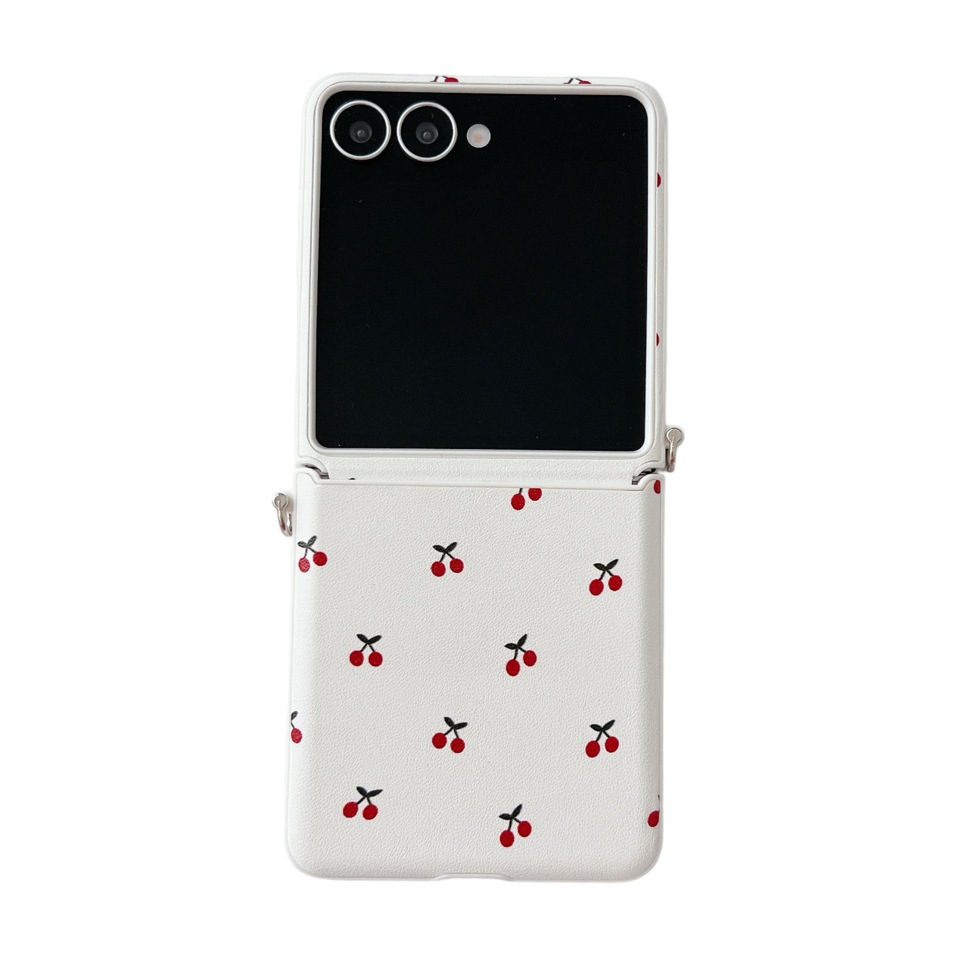 White Background Korean Style Cherry Phone Case
