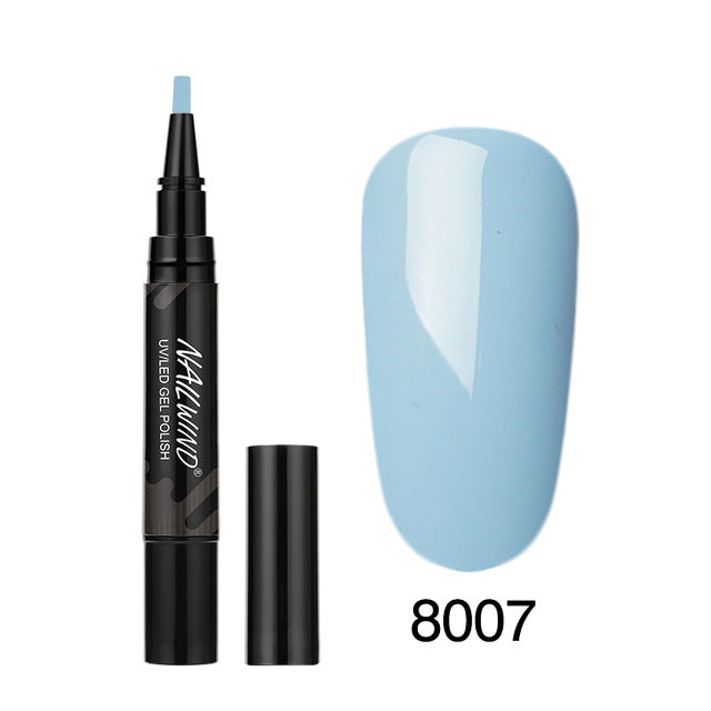 Venalisa 60-Color Soak-Off Nail Polish & Glue Pen