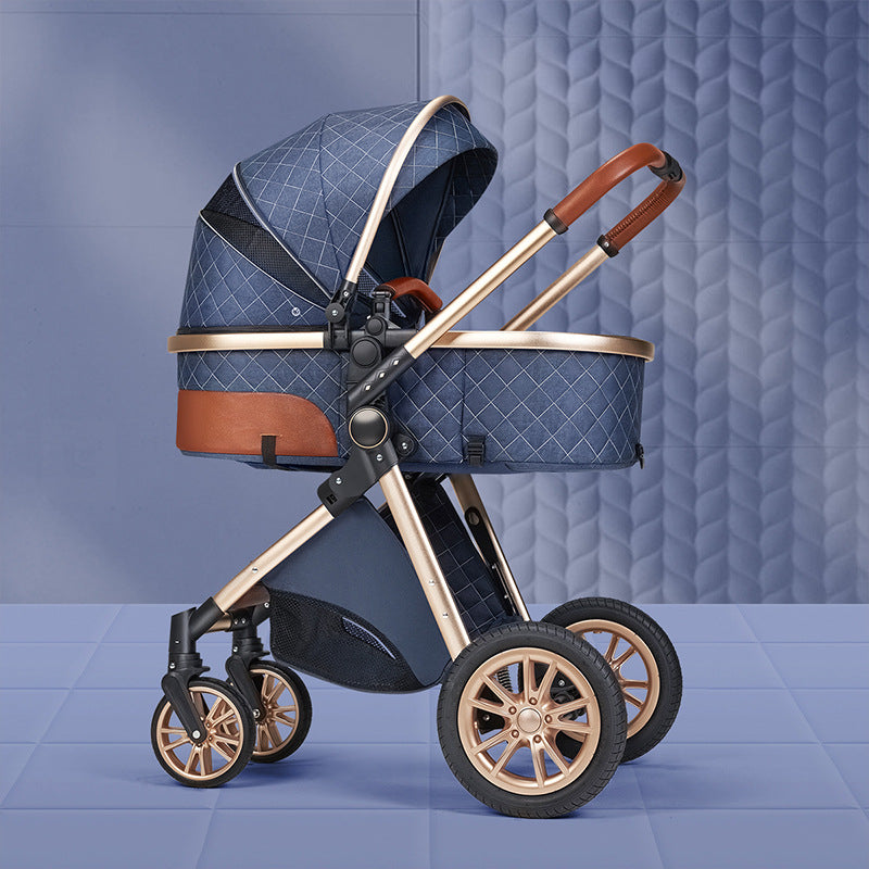 Lightweight 2-in-1 High Landscape Baby Stroller