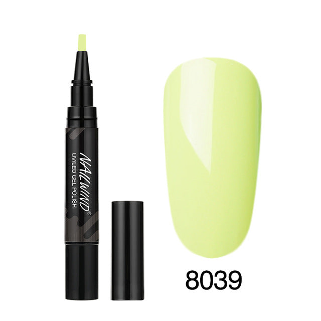 Venalisa 60-Color Soak-Off Nail Polish & Glue Pen
