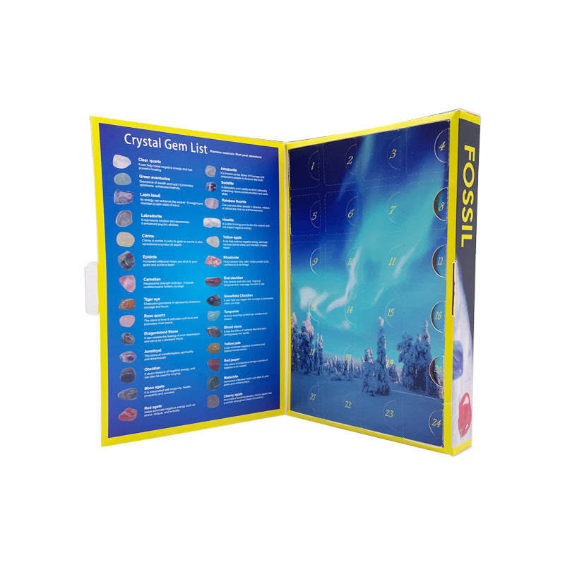24-Day Rock Mineral Advent Calendar Set