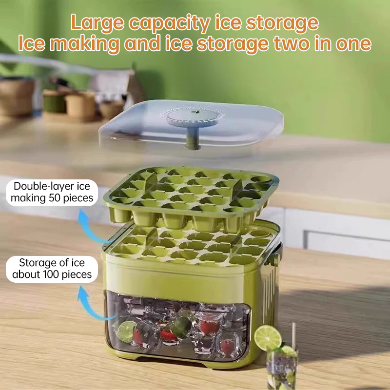50-Grid Large Capacity Ice Maker