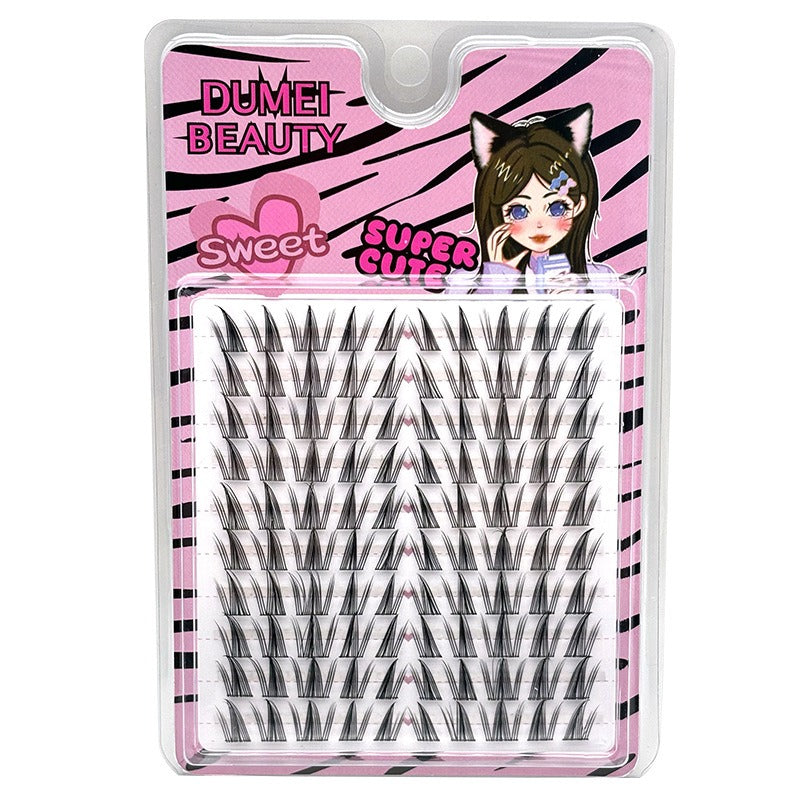 Large-Capacity Butterfly Eyelash Clusters