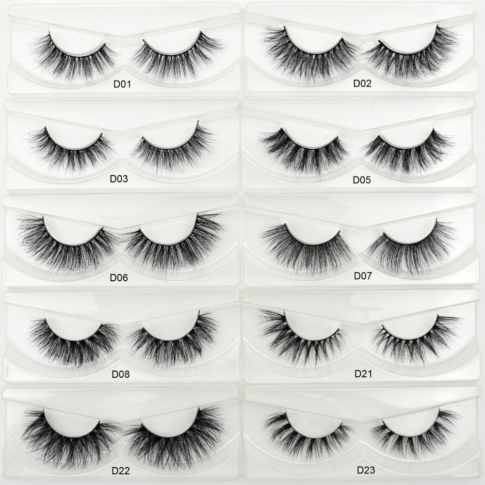 3D Handmade Mink False Eyelashes – 34 Styles