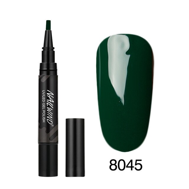 Venalisa 60-Color Soak-Off Nail Polish & Glue Pen