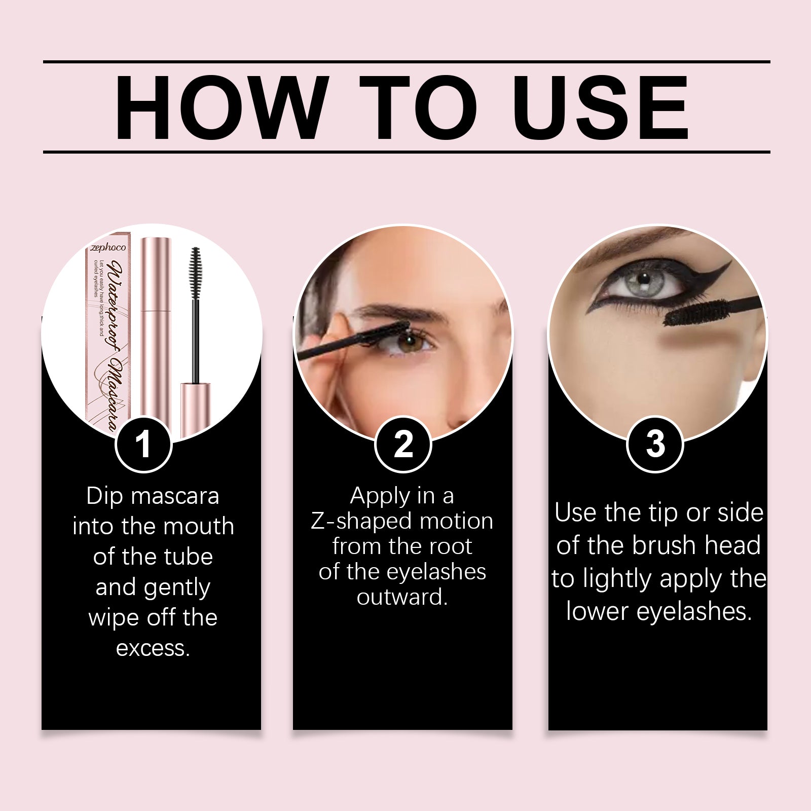 Zephoco Brown Curl Mascara