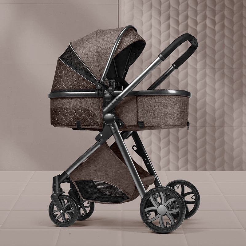Lightweight 2-in-1 High Landscape Baby Stroller