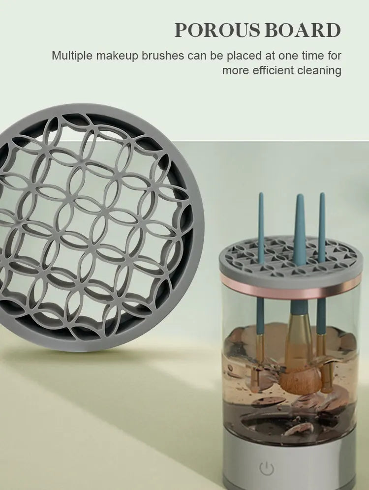 3-in-1 USB Automatic Makeup Brush Cleaner