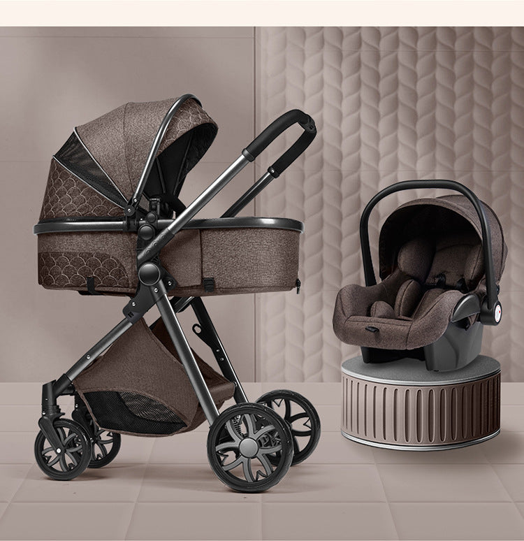 Lightweight 2-in-1 High Landscape Baby Stroller