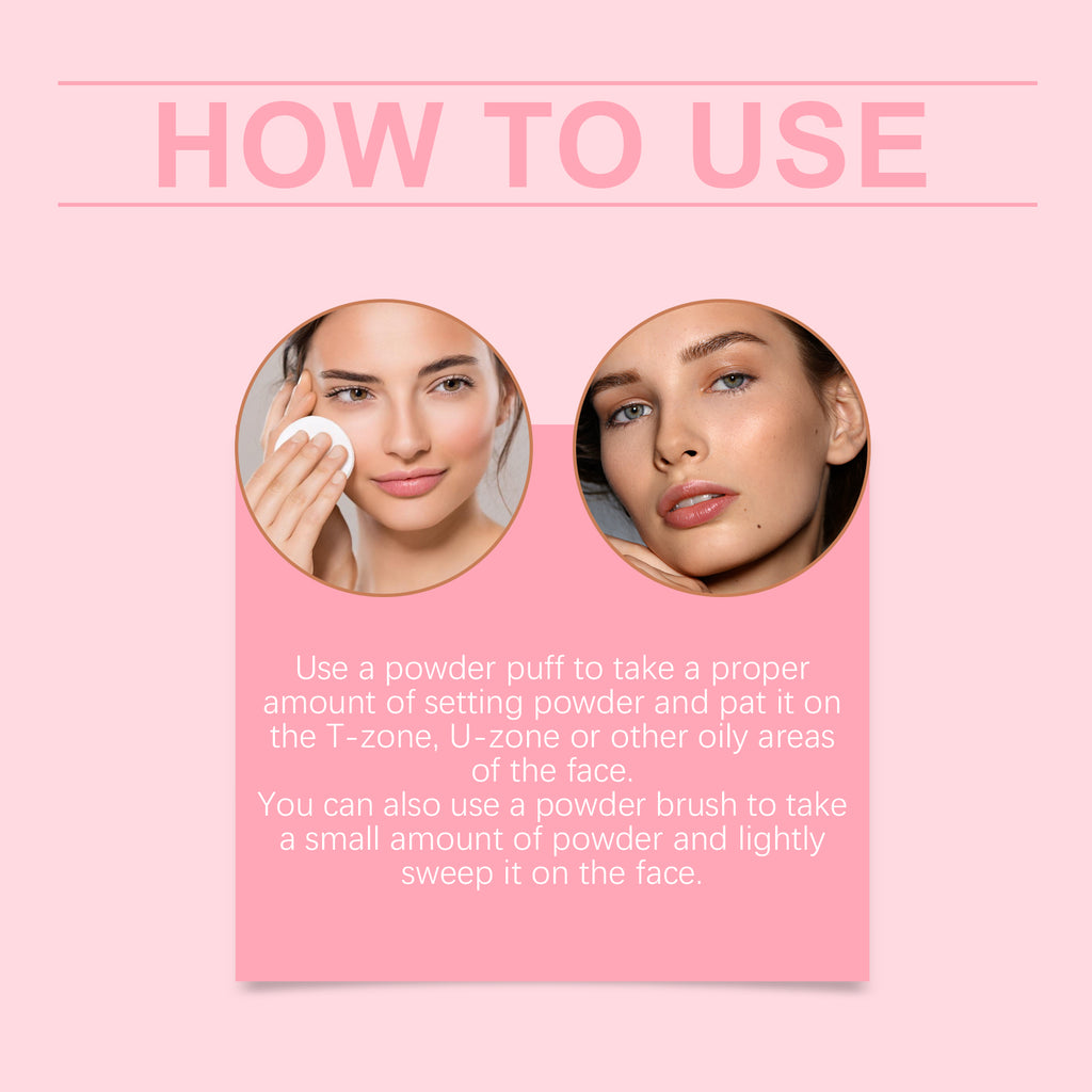 Eelhope Beige Setting Powder with Brush