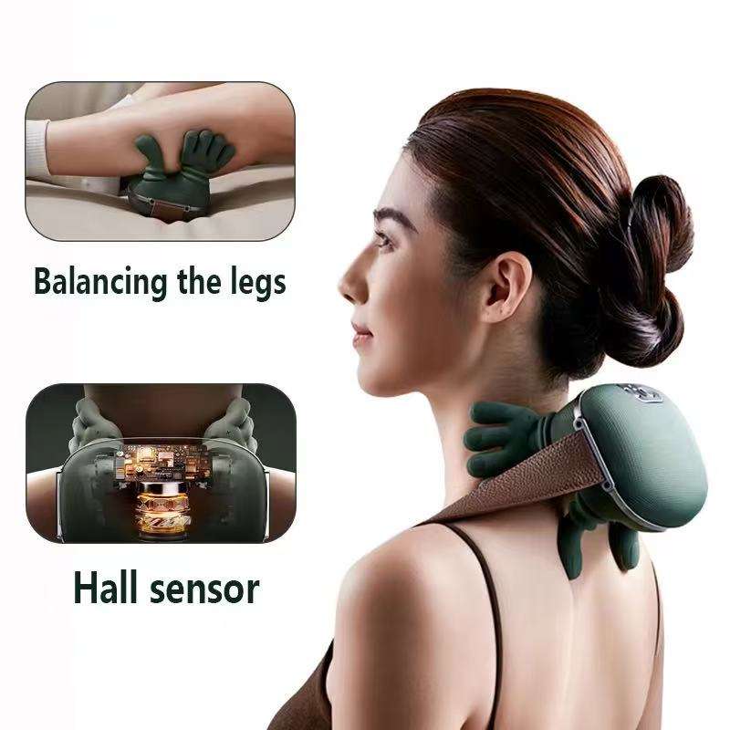 Shoulder and neck massager multifunctional home cervical massager heating