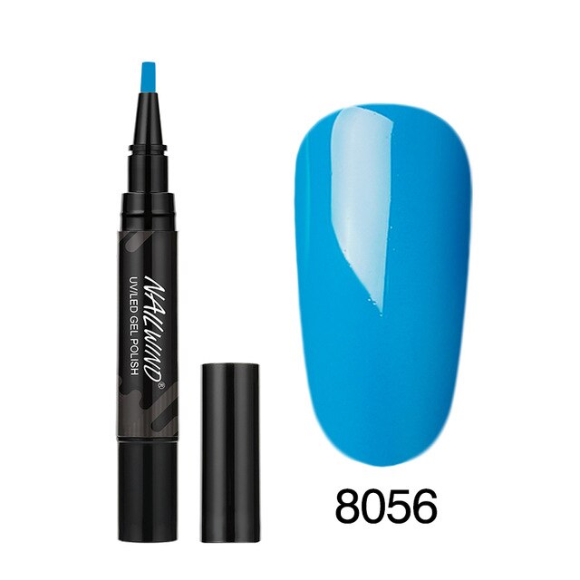 Venalisa 60-Color Soak-Off Nail Polish & Glue Pen