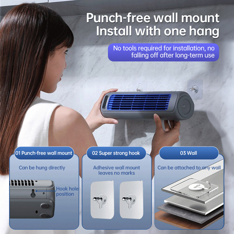 Wall-Mounted Portable AC Fan