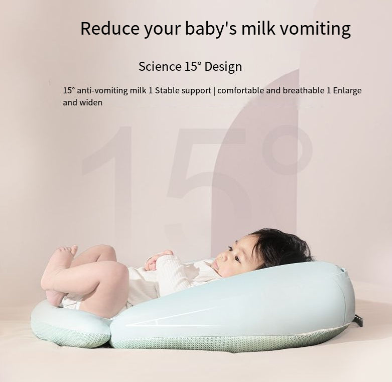 Breastfeeding Pillow Slope Pillow Anti spitting Breastfeeding Pillow Baby Lying Feeding Pillow