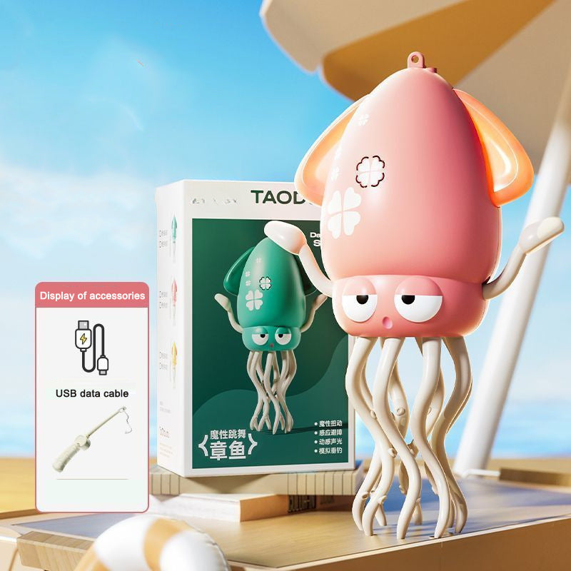 Playing house magic dancing octopus electric early education toys for little boys and girls