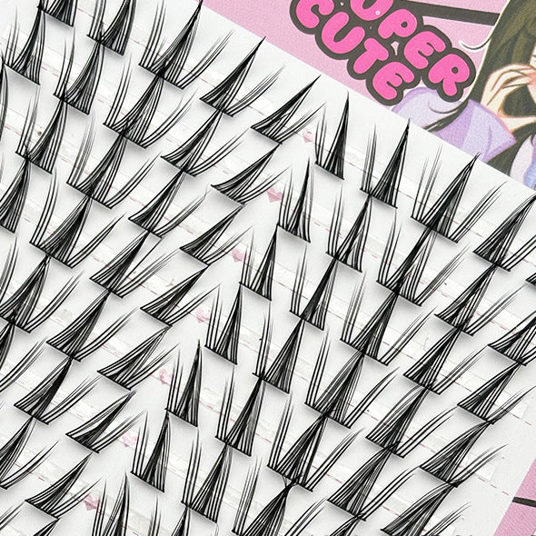 Large-Capacity Butterfly Eyelash Clusters