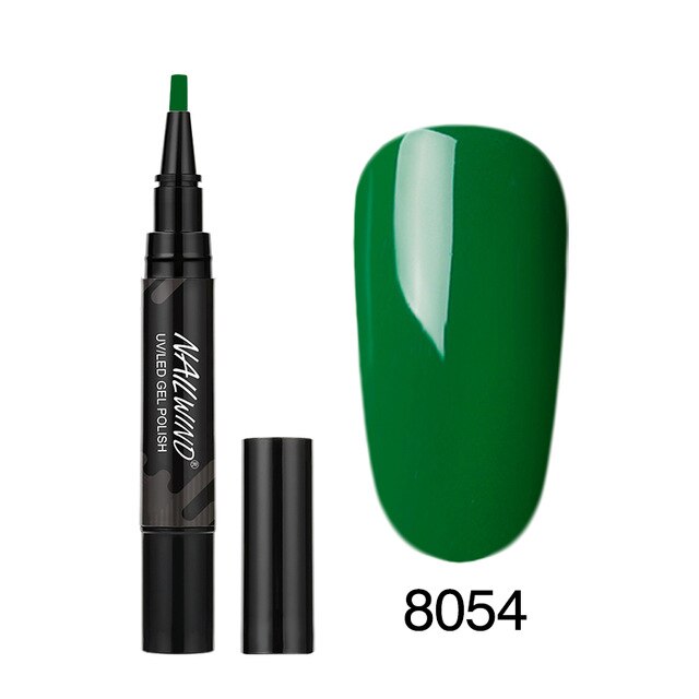 Venalisa 60-Color Soak-Off Nail Polish & Glue Pen