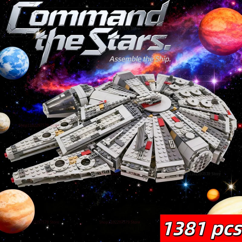 Spaceship Building Lego Blocks Model Set