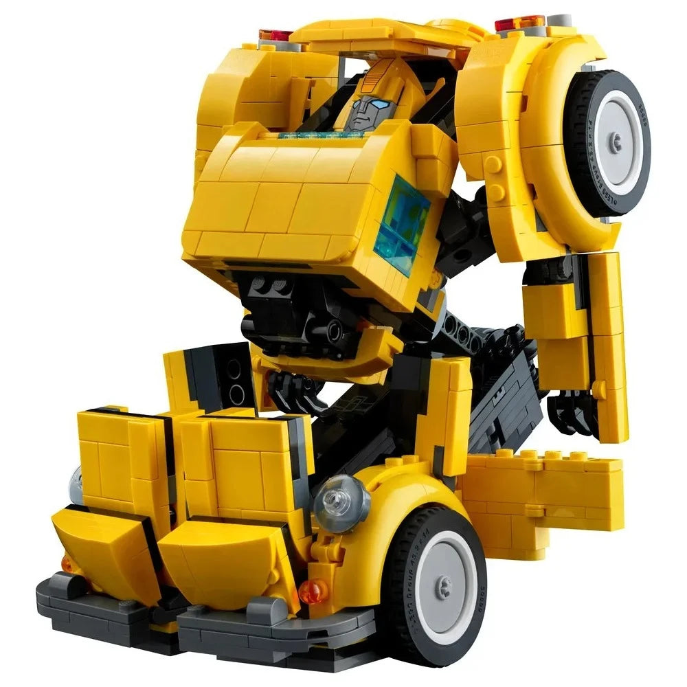 Yellow Robot Truck Car Toys Building Blocks Sets Compatible With Legoed Particles Suitable For Christmas Gifts 10338