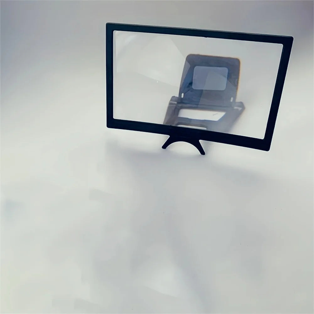 12" 3D Magnifying Glass Stand Phone Screen Amplifier
