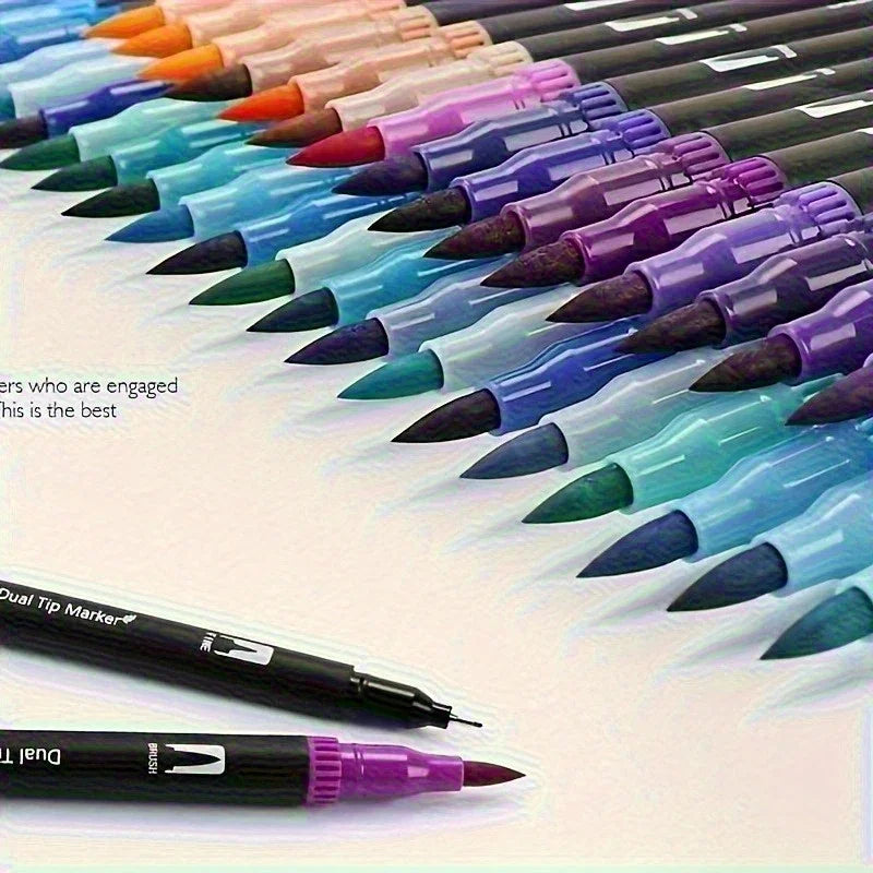 Double-Ended Watercolor Marker Set