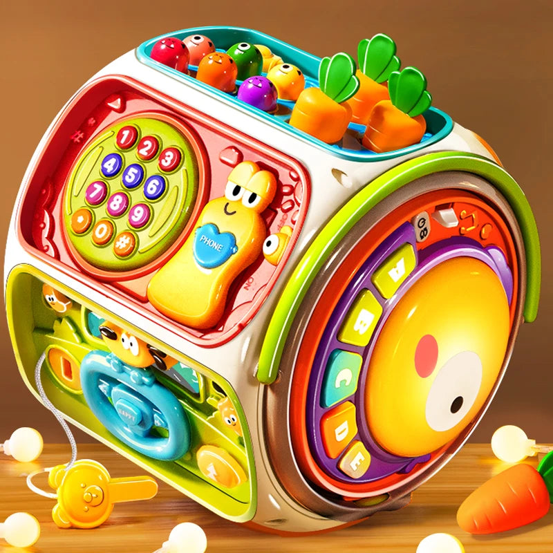 Baby Cell Phone Toy Children's Music Mobile Speaker With Sound Light Education Development Toy For 12 Months Kids Gifts