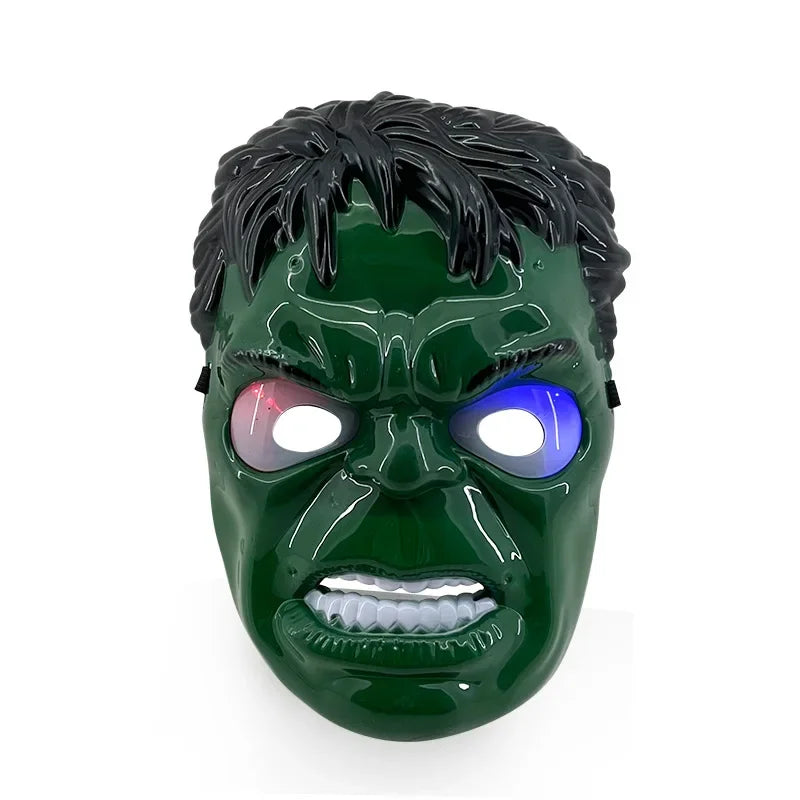 Superhero LED Cosplay Mask – Spider-Man, Iron Man, Hulk, Captain America