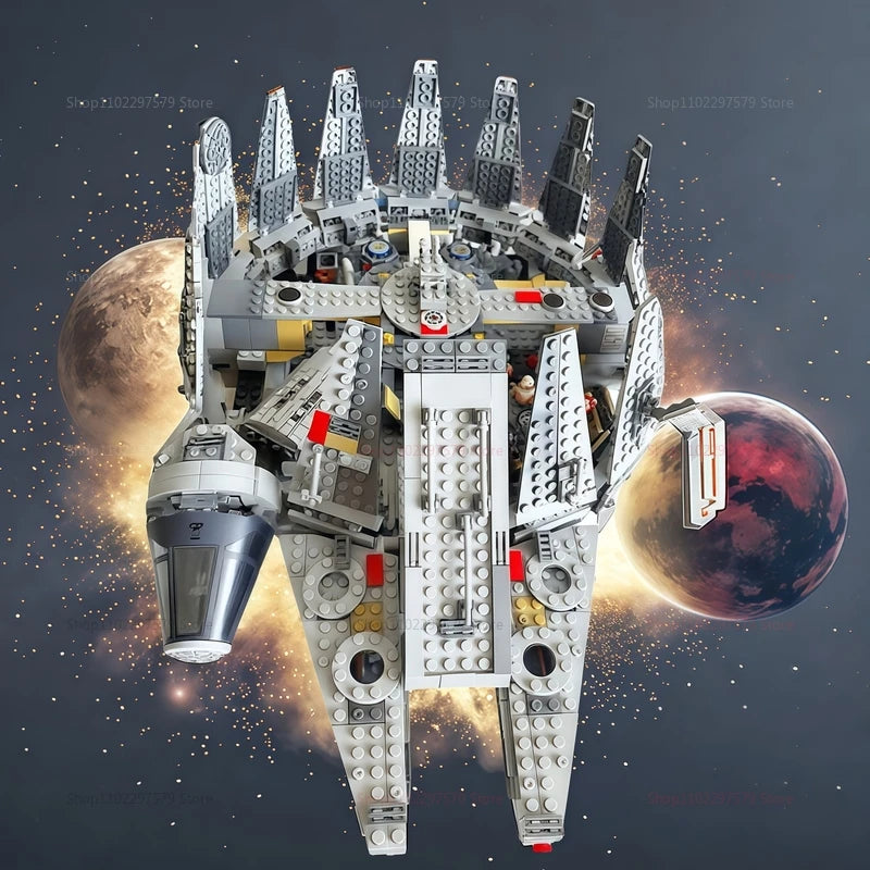 Spaceship Building Lego Blocks Model Set