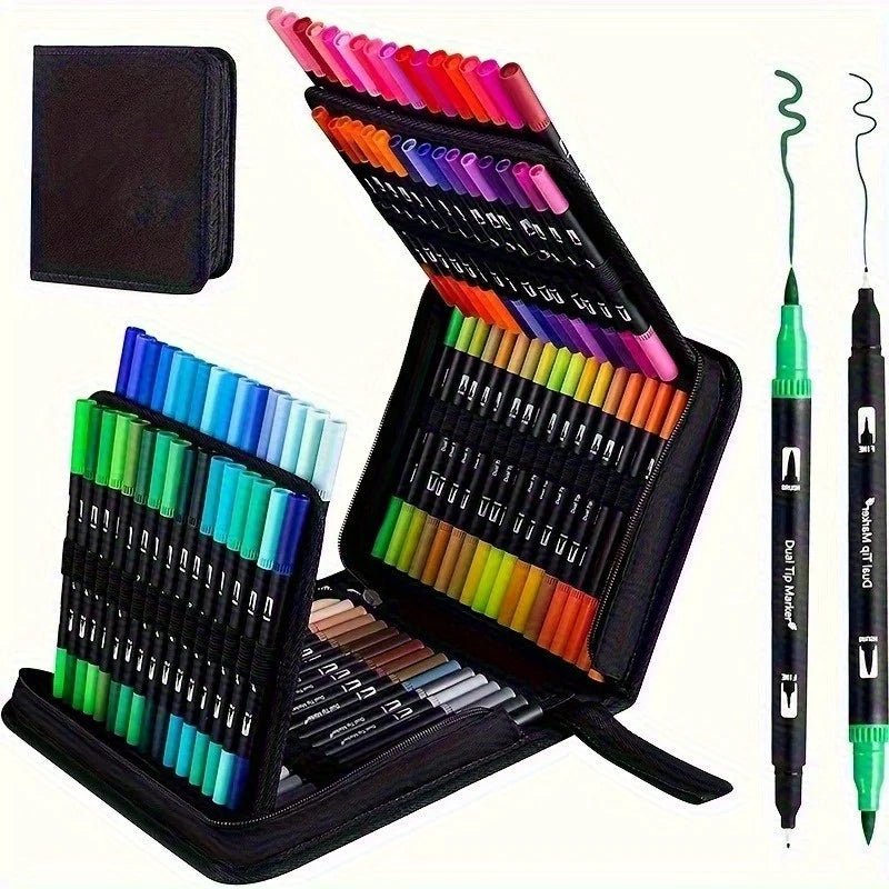 Double-Ended Watercolor Marker Set